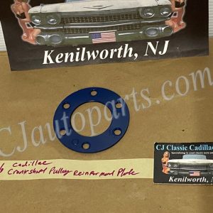 OEM 1963 1964 1965 1966 1967 CADILLAC DEVILLE ELDORADO FLEETWOOD CALAIS 429/390 ENGINE CRANK CRANKSHAFT PULLEY MOUNTING REINFORCEMENT PLATE