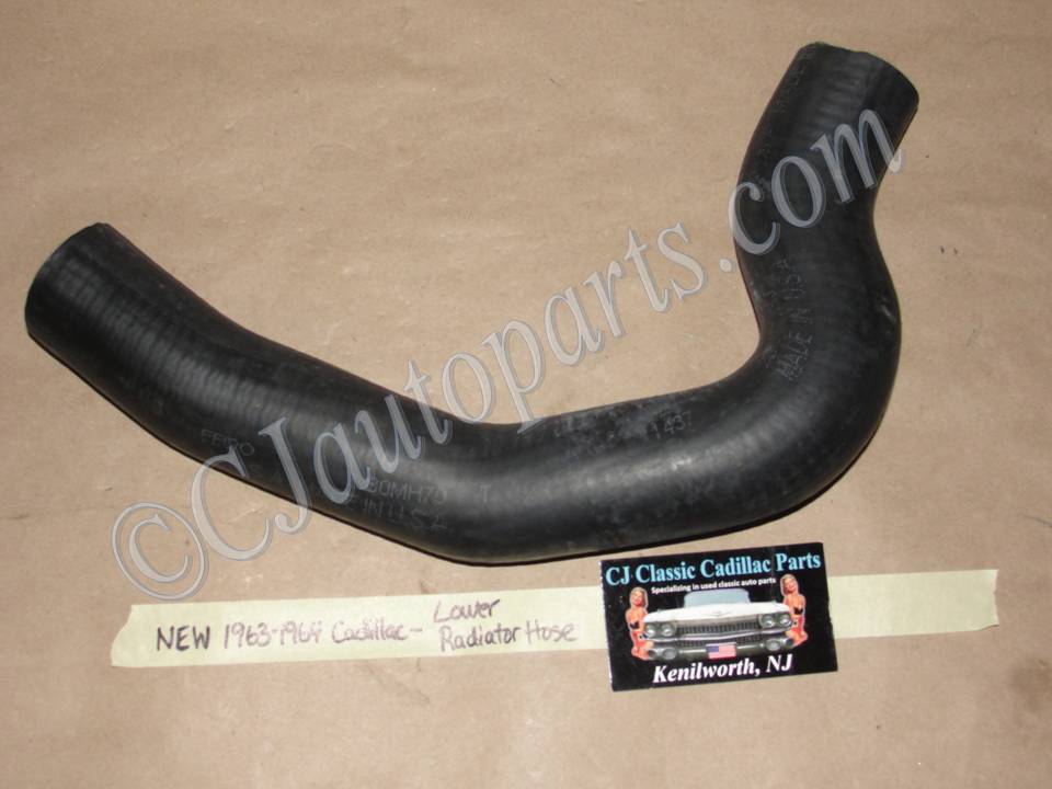 NEW 1963 1964 CADILLAC DEVILLE FLEETWOOD ELDORADO LOWER RADIATOR MOLDED COOLANT HOSE