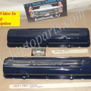 OEM 1957 1958 1959 1960 1961 1962 CADILLAC DEVILLE FLEETWOOD ELDORADO VALVE COVERS (PAIR) #3511700/#3511699