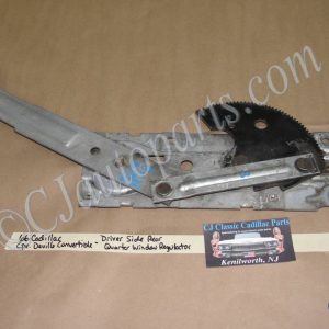 OEM 1965 1966 Cadillac DEVILLE ELDORDO CALAIS LEFT DRIVER SIDE REAR QUARTER WINDOW REGULATOR