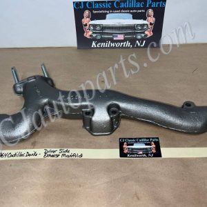 OEM 1956 1958 1961 1962 1963 1964 CADILLAC Deville, Series 62, Eldorado, Fleetwood 429 390 365 ENGINE LEFT DRIVER SIDE EXHAUST MANIFOLD #1475463 (also fits 1965 Cadillac 75 Series / Commercial Chassis)