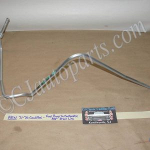 NEW 1971 1972 1973 1974 1975 1976 CADILLAC DEVILLE CALAIS FLEETWOOD 472/500 ENGINE RWD FUEL PUMP TO CARBURETOR STEEL LINE 3/8"