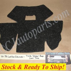 NEW REM 1975 1976 1977 1978 Cadillac Eldorado TRUNK LATCH STRIKER BASE COVER TRIM CARPET ~ CAD-TMC-420
