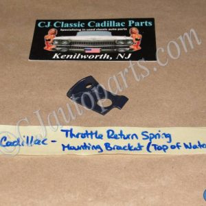 OEM 1958 1959 1960 Cadillac Deville Eldorado Fleetwood THROTTLE RETURN SPRING MOUNTING BRACKET (TOP OF WATER PUMP)