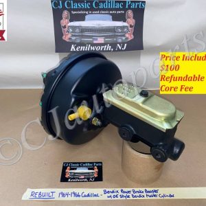 REBUILT OEM 1964 1965 1966 CADILLAC DEVILLE ELDORADO FLEETWOOD CALAIS BENDIX POWER BRAKE BOOSTER & OEM MASTER CYLINDER