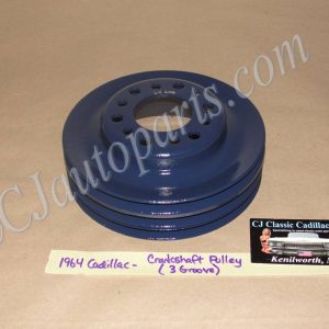 RESTORED 1963 1964 CADILLAC DEVILLE ELDORADO FLEETWOOD 429 ENGINE CRANK CRANKSHAFT HUB PULLEY 3 TRIPLE GROOVE #1477714