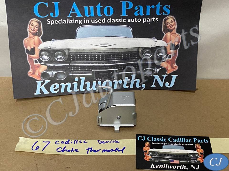 OEM 1967 Cadillac Deville Eldorado Fleetwood Calais 4BBL CARBURETOR CHOKE STOVE THERMOSTAT COIL BRACKET #33105/#7027092