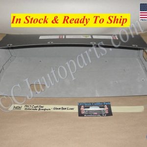 NEW 1957 CADILLAC ELDORADO BROUGHAM GLOVE BOX COMPARTMENT TRAY LINER INSERT