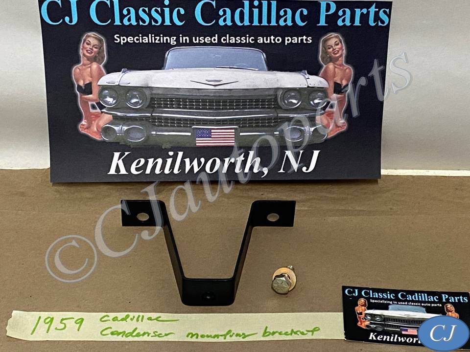 OEM 1959 1960 Cadillac Deville Eldorado Fleetwood CONDENSER MOUNTING TO RADIATOR BRACKET #3511612