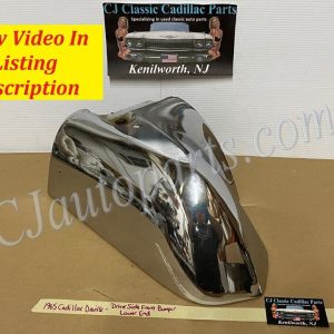 OEM 1965 Cadillac Deville Eldorado Fleetwood Calais LEFT DRIVER SIDE LOWER FRONT BUMPER END #1482255