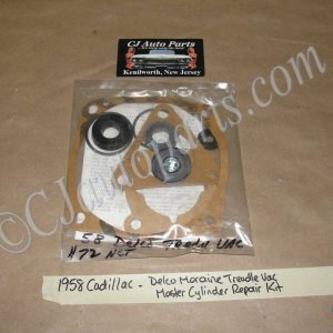 NEW 1958 CADILLAC DEVILLE ELDORADO FLEETWOOD DELCO MORAINE TREADLE VAC MASTER CYLINDER REPAIR KIT