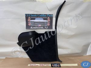OEM 1969 1970 Cadillac Deville Fleetwood Calais RIGHT PASSENGER SIDE KICK PANEL TRIM (BLACK)