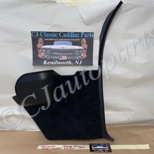 OEM 1969 1970 Cadillac Deville Fleetwood Calais RIGHT PASSENGER SIDE KICK PANEL TRIM (BLACK)