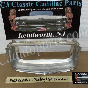 OEM 1962 Cadillac Deville Eldorado FOG PARKING PARK LIGHT BEZEL INSERT TRIM #4307957