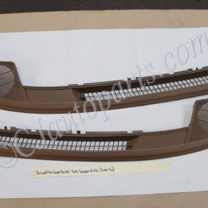 OEM 1974 1975 1976 Cadillac Deville Calais Fleetwood 1974 1975 1976 1977 1978 Eldorado DASH DEFROSTER SPEAKER GRILL VENT TRIM *SADDLE TAN* #1602401/1602402