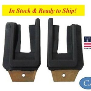 NEW 1961 CADILLAC DEVILLE SERIES 62 2 DOOR HARD TOP DOOR JAM LOCK PILLAR U SEAL WEATHERSTRIP RIGHT & LEFT 70-0982-79
