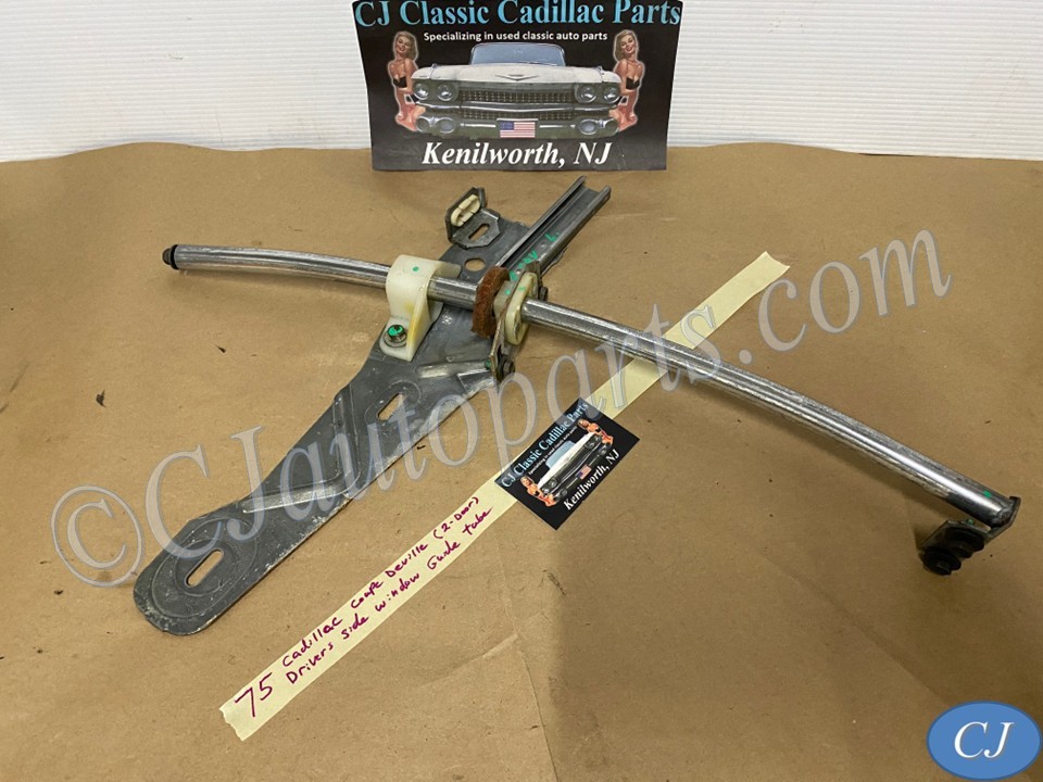 OEM 1971 1972 1973 1974 1975 1976 Cadillac Coupe Deville Eldorado Calais 1977 1978 Eldorado LEFT FRONT DOOR WINDOW GUIDE TUBE LOWER SASH GUIDE #9669422/#9669419