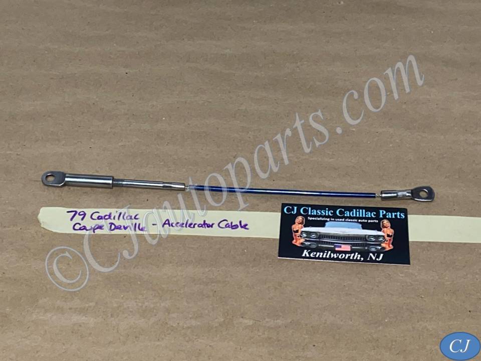 OEM 1977 1978 1979 1980 Cadillac Fleetwood Deville 425 Engine THROTTLE ACCELERATOR CABLE #1619902