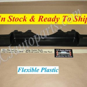 NEW 1980 1981 1982 1983 1984 1985 1986 1987 1988 1989 1990 1991 1992 CADILLAC DEVILLE FLEETWOOD BROUGHAM RWD REAR BUMPER LICENSE PLATE FILLERS PANEL