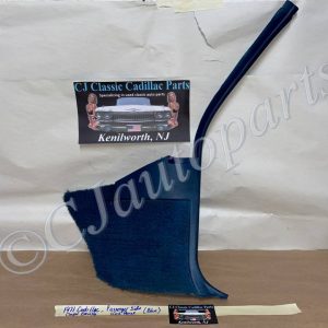 OEM 1971 1972 1973 1974 1975 1976 Cadillac Deville Eldorado Fleetwood Calais RIGHT PASSENGER SIDE LOWER KICK PANEL TRIM - BLUE #9826586
