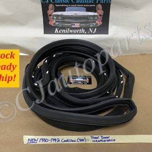 NEW 1980 1981 1982 1983 1984 1985 1986 1987 1988 1989 1990 1991 1992 Cadillac 4 DR RWD FLEETWOOD BROUGHAM 1980 1981 1982 1983 1984 CADILLAC 4 DOOR DEVILLE REAR DOOR WEATHERSTRIP SEAL