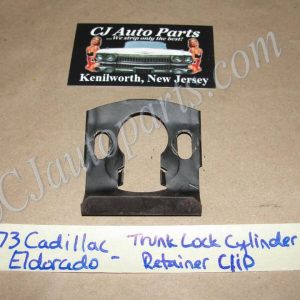 OEM 1973 1974 1975 1976 1977 1978 Cadillac Eldorado TRUNK LOCK CYLINDER RETAINER CLIP MOUNTING BRACKET #9616859