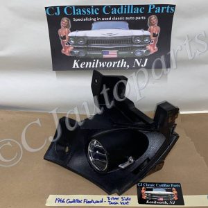 OEM 1965 1966 Cadillac Deville Calais Eldorado Fleetwood LEFT DRIVER SIDE DASH A/C VENT DUCT BEZEL - BLACK #3632560