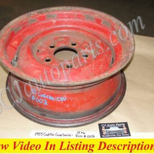 OEM 1948 1949 1950 1951 1952 1953 1954 1955 Cadillac Deville Fleetwood STEEL WHEEL RIM #002 15 X 6 KELSEY HAYS
