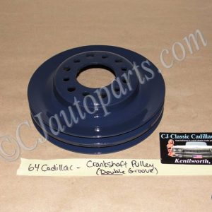 RESTORED 1963 1964 Cadillac Deville Eldorado Fleetwood 429 Engine CRANK CRANKSHAFT PULLEY DOUBLE (2) GROOVE (NON A/C) #1477713