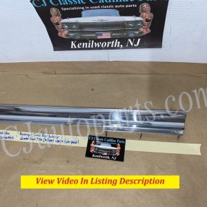OEM 1967 Cadillac Deville Convertible RIGHT PASSENGER SIDE REAR INTERIOR DOOR QUARTER PANEL MOLDING