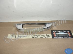 OEM 1959 1960 1961 1962 1963 1964 1965 Cadillac Commercial Chassis 1965 Fleetwood Limo 1961 1962 1963 Eldorado Limo RIGHT PASSENGER SIDE REAR INTERIOR DOOR PULL HANDLE