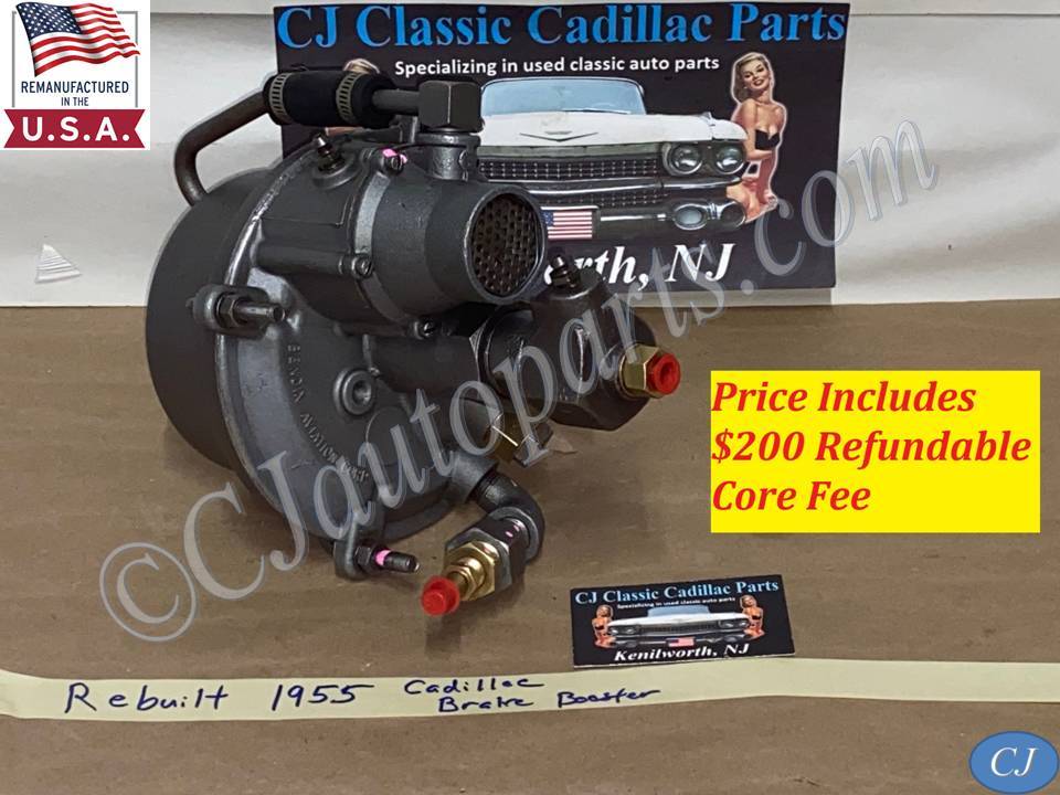 REBUILT FACTORY ORIGINAL 1955 Cadillac Bendix Hydrovac Power Brake Booster
