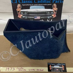 OEM 1971 1972 1973 1974 1975 1976 Cadillac Deville Eldorado Fleetwood Calais RIGHT PASSENGER SIDE KICK PANEL WASTE BASKET TRASH CAN BLUE