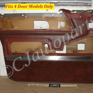 OEM 1965 1966 Cadillac Fleetwood Brougham Deville LEFT DRIVER SIDE FRONT DOOR PANEL TRIM