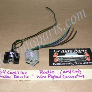 OEM 1963 1964 Cadillac Deville Eldorado Fleetwood DASH RADIO WIRE HARNESS PIGTAIL CONNECTORS