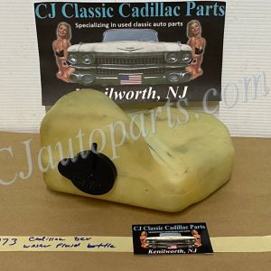 OEM 1971 1972 1973 1974 1975 1976 Cadillac Deville Fleetwood Calais Eldorado 1977 1978 Eldorado WINDSHIELD WASHER FLUID BOTTLE RESERVOIR WITH NEW LID