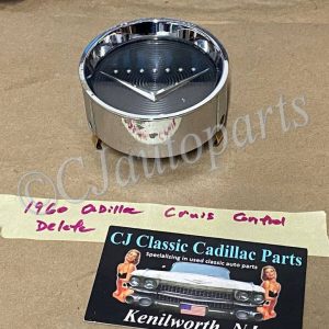 OEM 1959 1960 Cadillac Deville Eldorado Fleetwood DASH CRUISE CONTROL DELETE PLATE INSERT TRIM BADGE FILLER