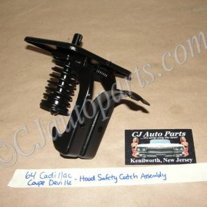 OEM 1963 1964 Cadillac Deville Fleetwood Upper Hood Safety Catch Latch Release Pop-Up Spring Assembly