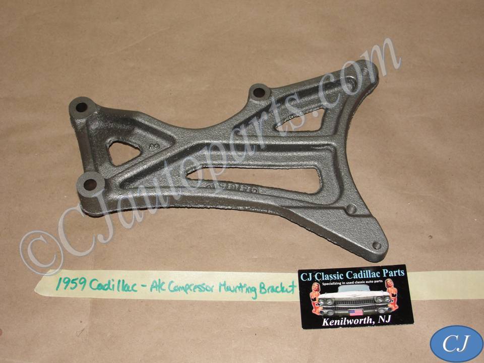 RESTORED 1959 1960 Cadillac Deville Eldorado Fleetwood A/C COMPRESSOR SUPPORT MOUNTING BRACKET #1470750
