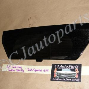 OEM 1963 1964 Cadillac Deville Eldorado Fleetwood DASH SPEAKER GRILL COVER TRIM BLACK #1479040