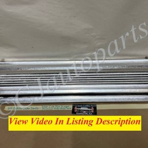OEM 1964 Cadillac Deville Eldorado Fleetwood LEFT REAR BUMPER ALUMINUM GRILL INSERT FILLER PANEL TRIM #1486141