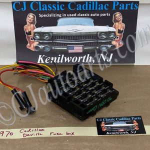 OEM 1970 Cadillac Deville Fleetwood Calais UNDER DASH FUSE BOX PANEL