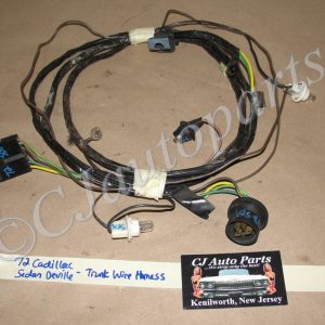 OEM 1971 1972 Cadillac Deville Eldorado Fleetwood TRUNK TAIL LIGHT GAS TANK WIRE HARNESS CONNECTORS