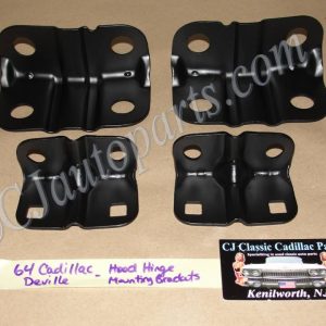 OEM 1961 1962 1963 1964 Cadillac Eldorado Deville Fleetwood HOOD HINGE MOUNTING BRACKETS (LEFT & RIGHT) #1476189, #1479971