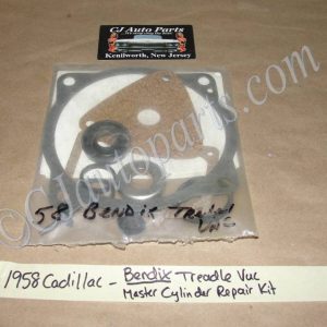NEW 1958 CADILLAC DEVILLE ELDORADO FLEETWOOD BENDIX TREADLE VAC MASTER CYLINDER REPAIR KIT