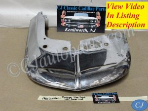 OEM 1960 Cadillac Deville Eldorado Fleetwood RIGHT PASSENGER SIDE CHROME UPPER FRONT BUMPER END CORNER #3511900