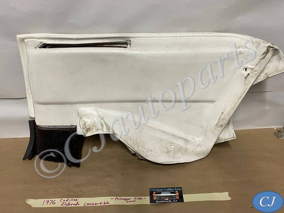 OEM 1971 1972 1973 1974 1975 1976 Cadillac Eldorado Convertible RIGHT REAR LOWER QUARTER DOOR PANEL TRIM ARM REST