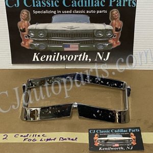 OEM 1962 Cadillac Deville Eldorado PARKING PARK FOG LIGHT BEZEL TRIM #4307957