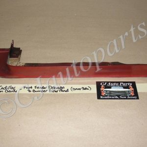 OEM 1974 Cadillac Deville Fleetwood Calais LEFT FRONT FENDER CORNER LIGHT EXTENSION BUMPER FILLERS PANEL #1603201