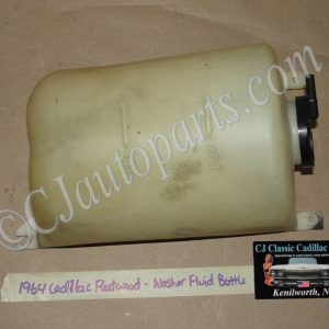 OEM 1962 1963 1964 Cadillac DEVILLE ELDORADO FLEETWOOD WINDSHIELD WASHER FLUID BOTTLE RESERVOIR TANK & CAP LID